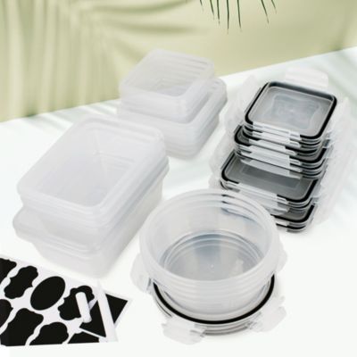 32 Pcs (16Pack) BPA-free Food Storage Containers Set with Lids