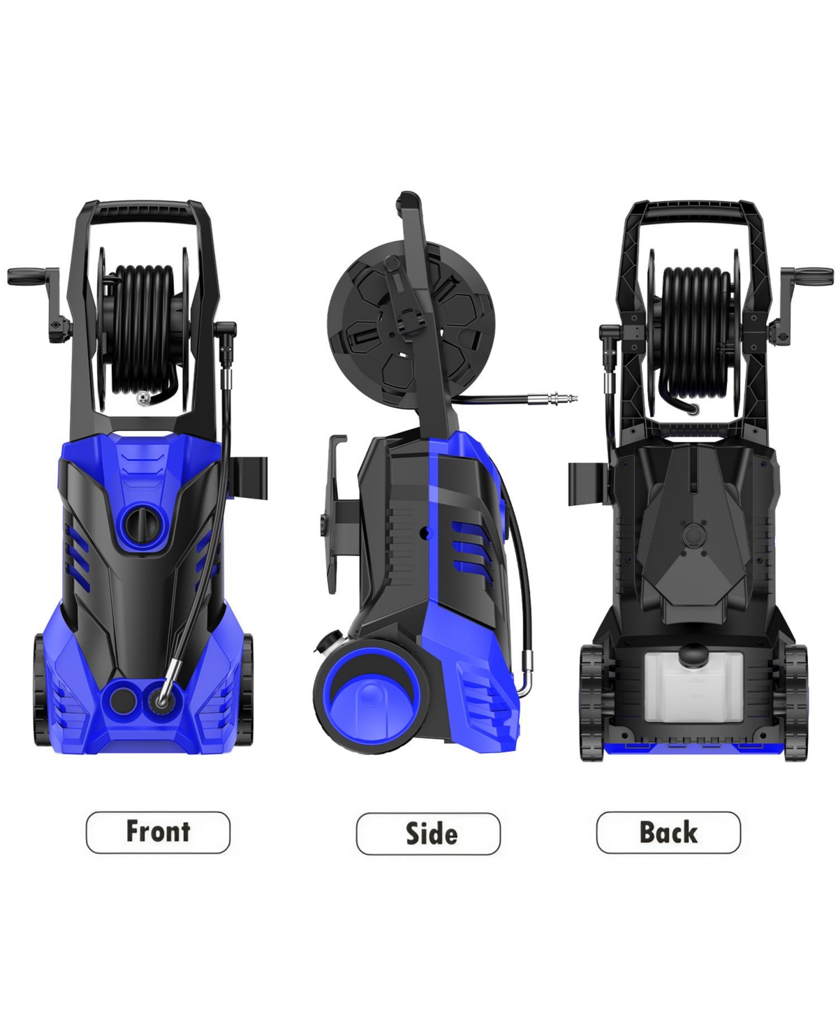 Sugift 2200W 2.0 Gpm Electric Pressure Washer with 5 Nozzles
