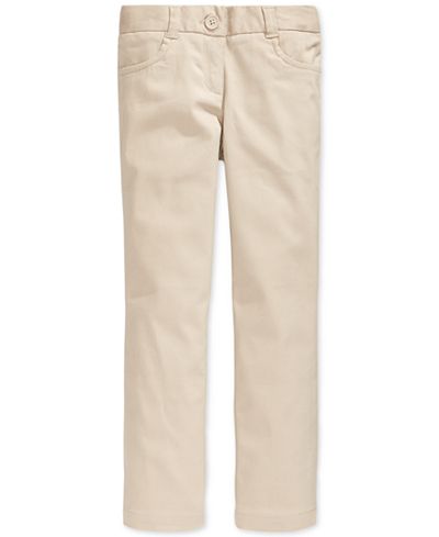 Nautica Uniform Stretch Bootcut Pants, Little Girls (2-6X) & Big Girls (7-16)