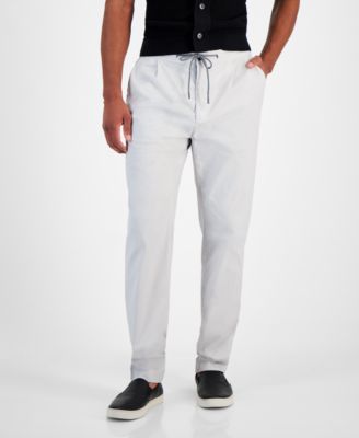 Michael Kors - Men's Pleated Elastic Waistband Pants