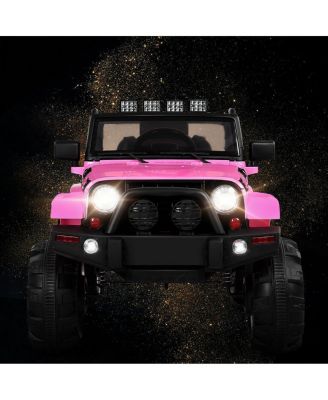 12V Electric Ride On Truck with Parental Remote Control and LED Lights