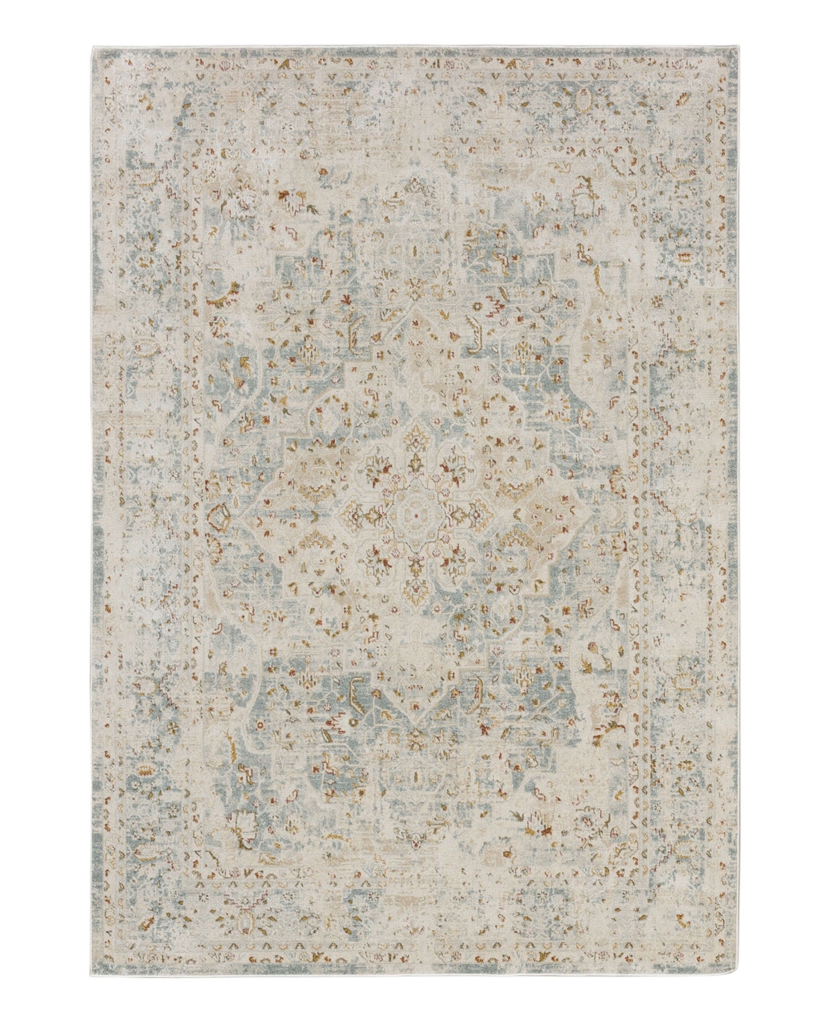 Karastan Windermere Ashbourne Area Rug, 6'6 X 9'10 In Blue