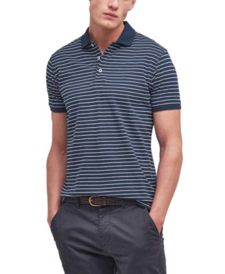 Ralph Lauren POLO RALPH LAUREN CLASSIC FIT short sleeve striped polo shirt men's XL equivalent cotton Blue type light blue Vintage Second Hand