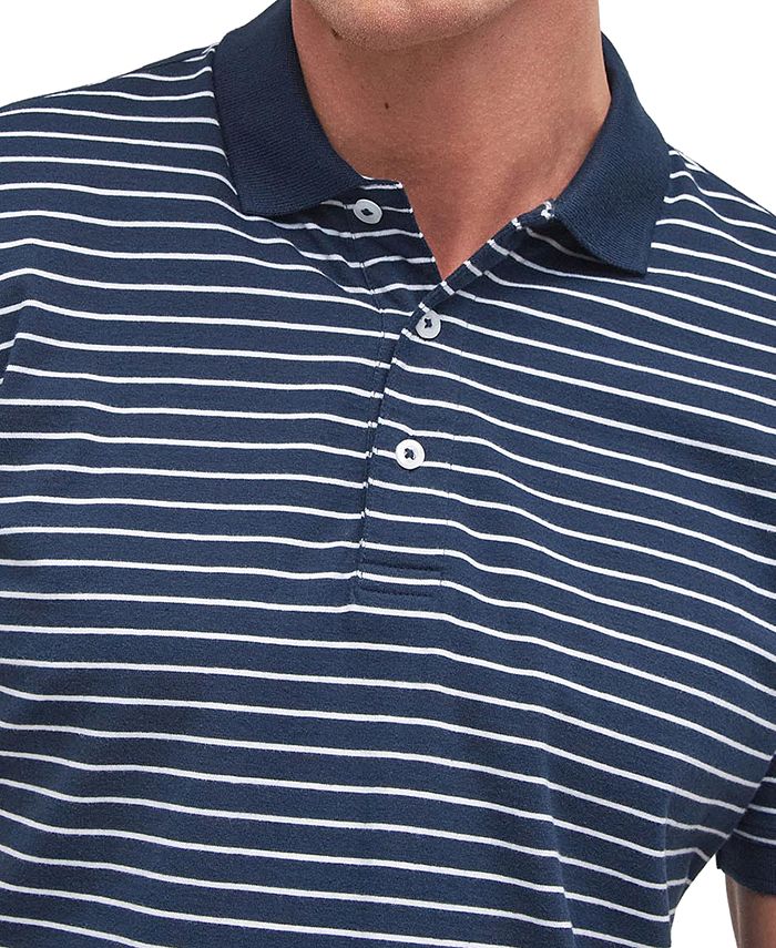 Patagonia 52776SP13 Short-Sleeve Striped Polo Shirt, Men's Size XL (approx.) cotton navy blue type Vintage Second Hand main image 1