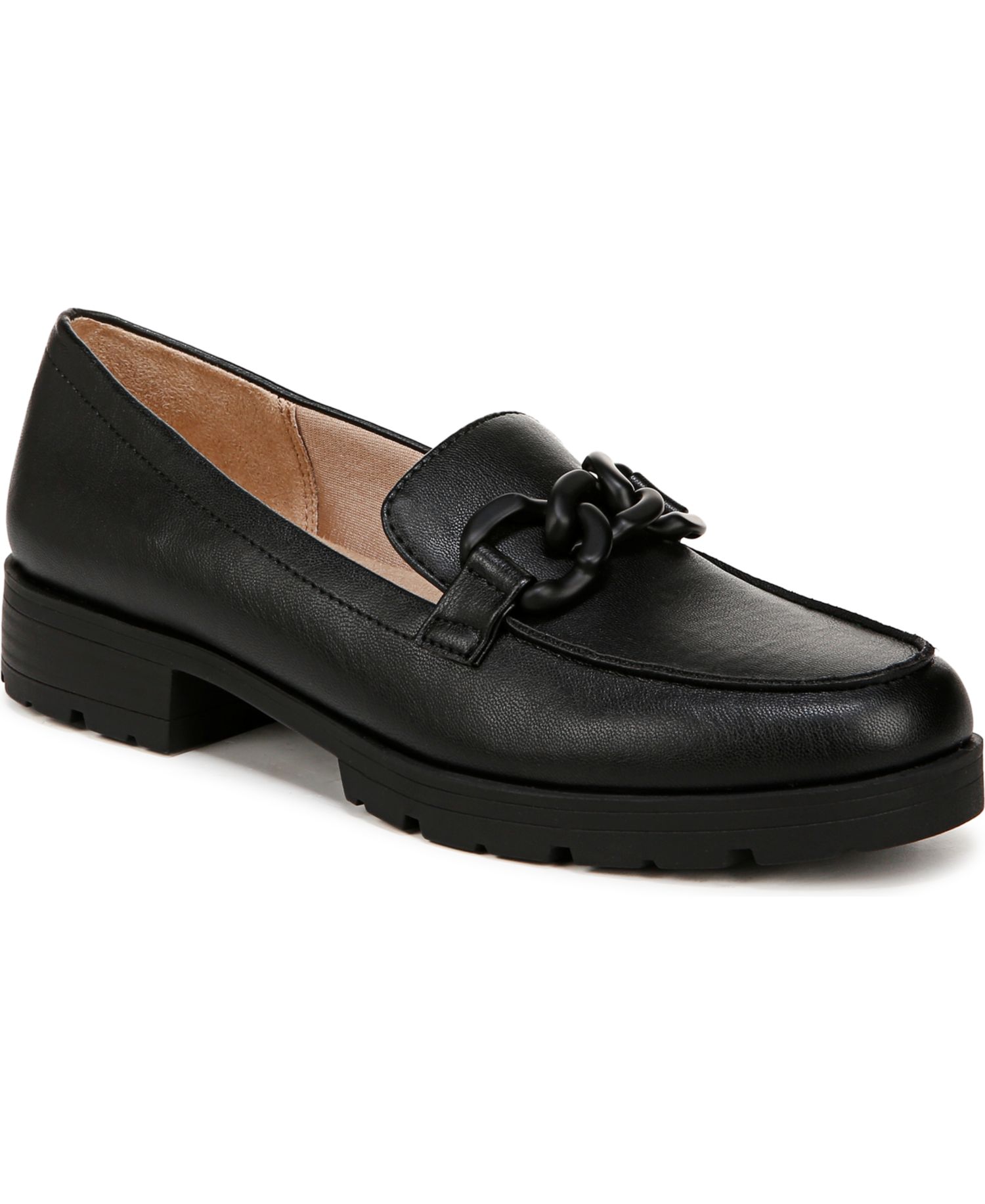 Women's London 2 Chain Detail Lug Sole Loafers