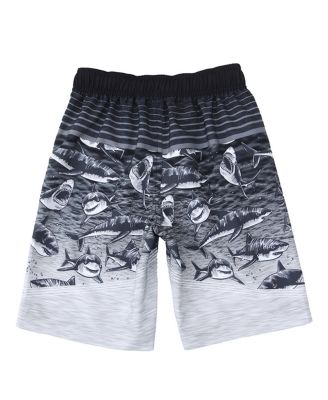Boys 4-Way Stretch Quick Dry Board Shorts Swim Trunks with Mesh Lining UPF50+