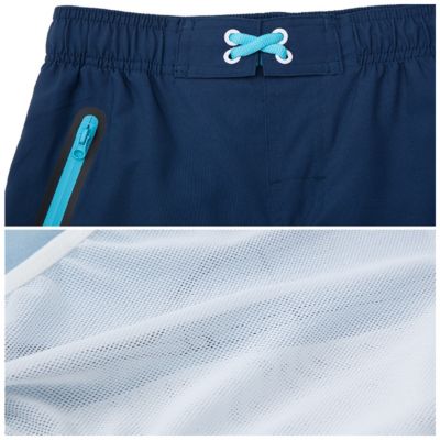 Boys 4-Way Stretch Quick Dry Board Shorts Swim Trunks with Mesh Lining UPF50+