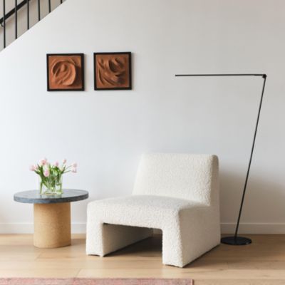 Libra Modern Minimalist LED Floor Lamp with Adjustable Color Temperature (54.5")