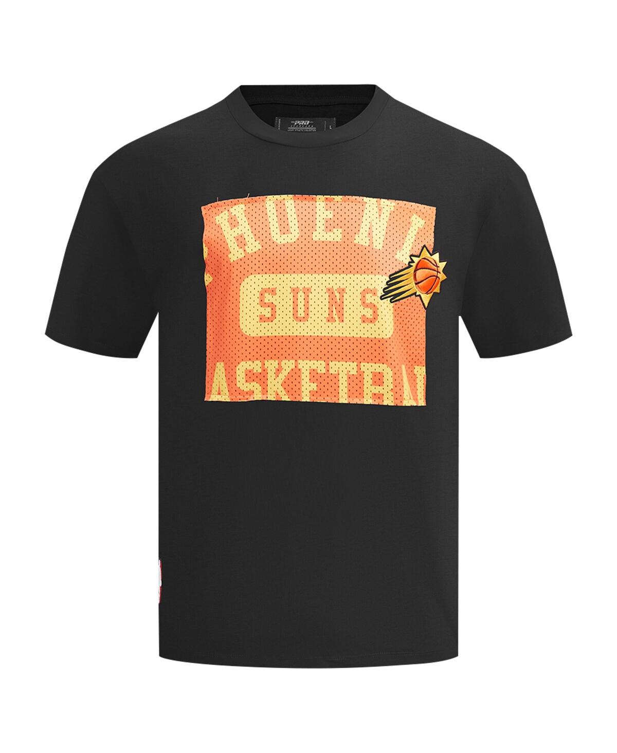 Pro Standard Men's Black Phoenix Suns Made To Play Drop Shoulder T-shirt In Black