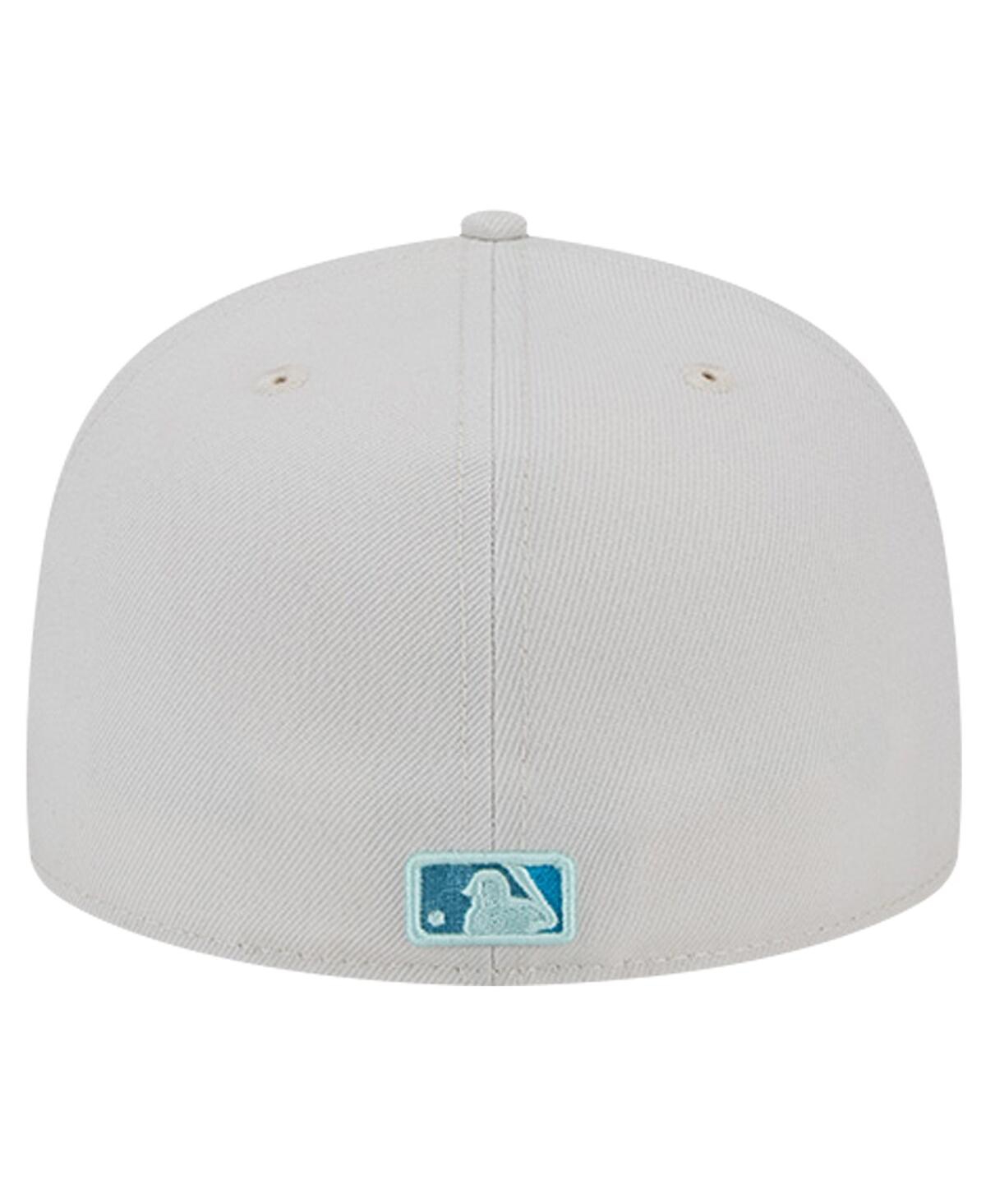 New Era Men'sNew York Yankees Stone Mist 59FIFTY Fitted Hat - Khaki