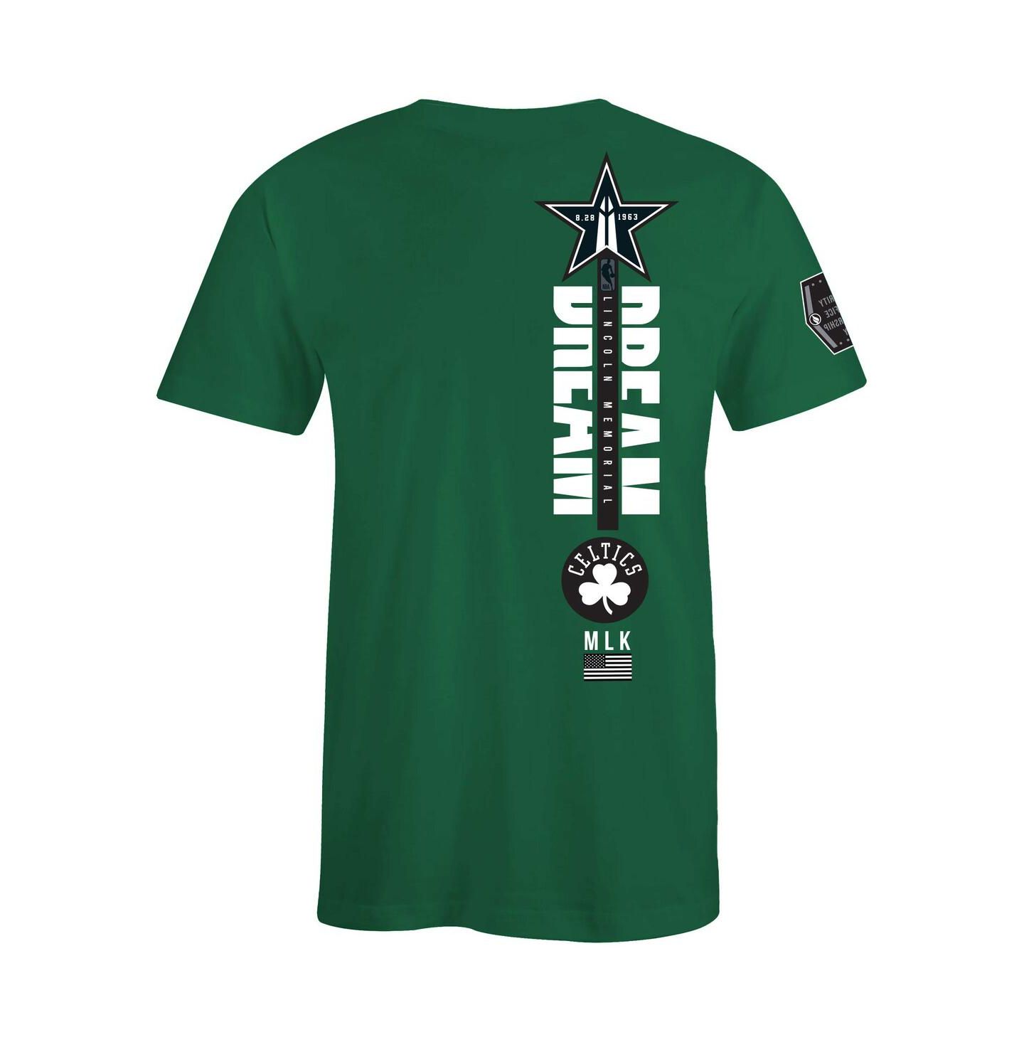Футболка FISLL Black History Collection Green Boston Celtics — фото 2