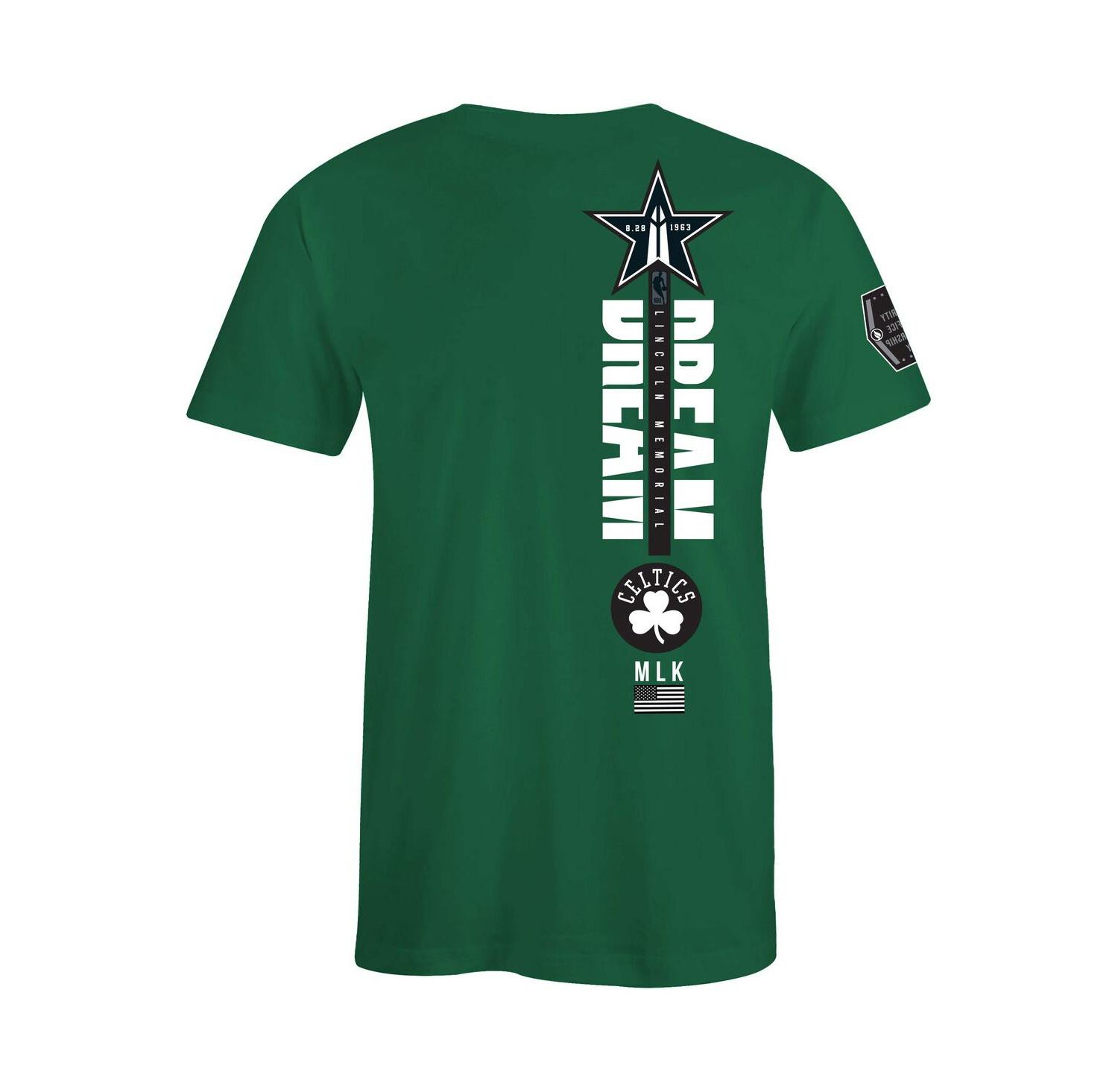 Men's and Women's Black History Collection Green Boston Celtics T-Shirt