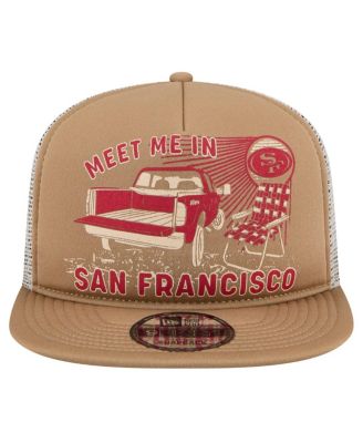 Men's Tan San Francisco 49ers Meet Me 9FIFTY Snapback Hat
