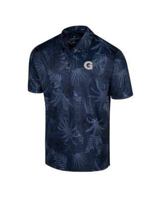 Men's Navy Georgetown Hoyas Palms Polo Shirt