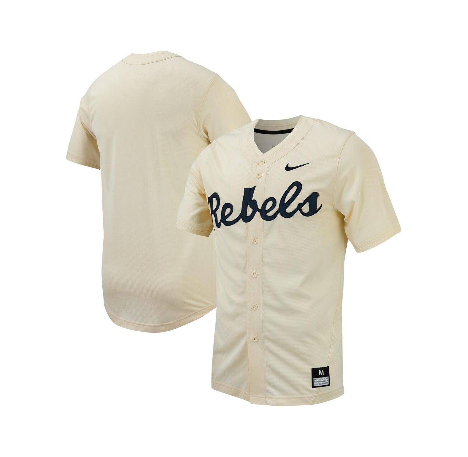 Men's Ole Miss Rebels Replica Full-Button Baseball Jersey