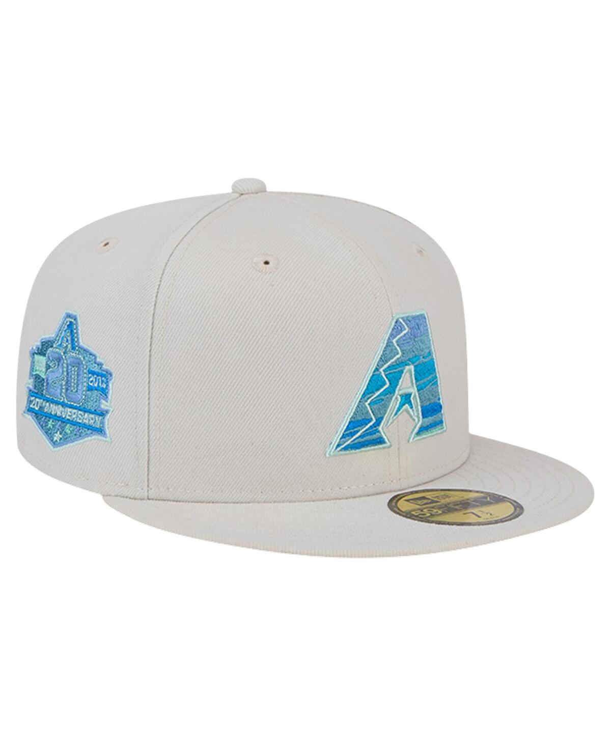 NEW ERA MEN'S KHAKI ARIZONA DIAMONDBACKS STONE MIST 59FIFTY FITTED HAT 