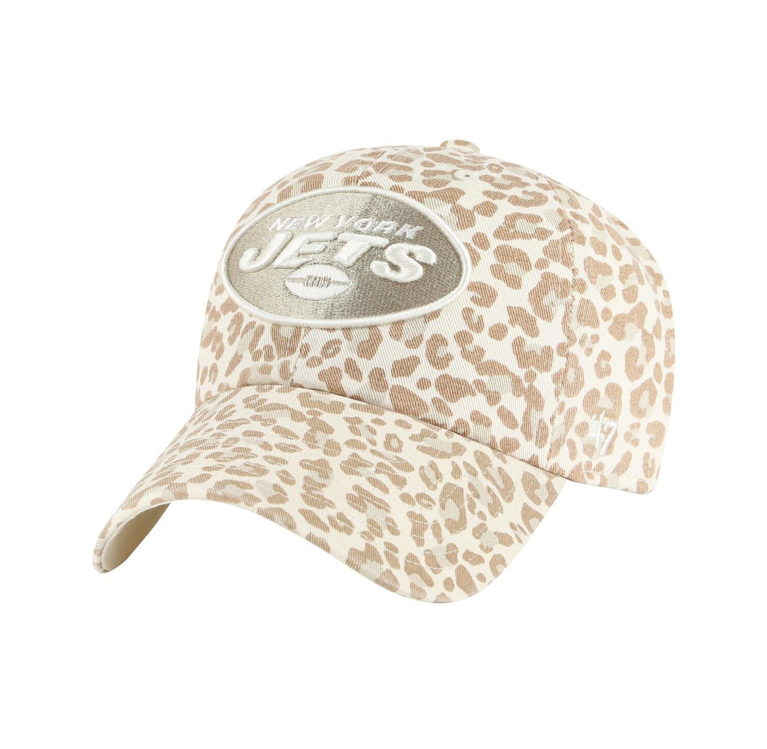 47 Brand Women's Natural New York Jets Panthera Clean Up Adjustable Hat