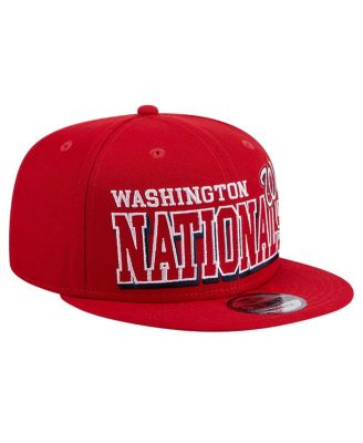 Men's Red Washington Nationals Game Day Bold 9FIFTY Snapback Hat