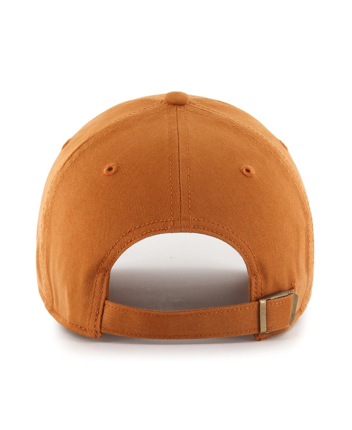 47 Brand Women's Burnt Orange Virginia Tech Hokies Miata Clean Up Adjustable Hat In Burnt Orange