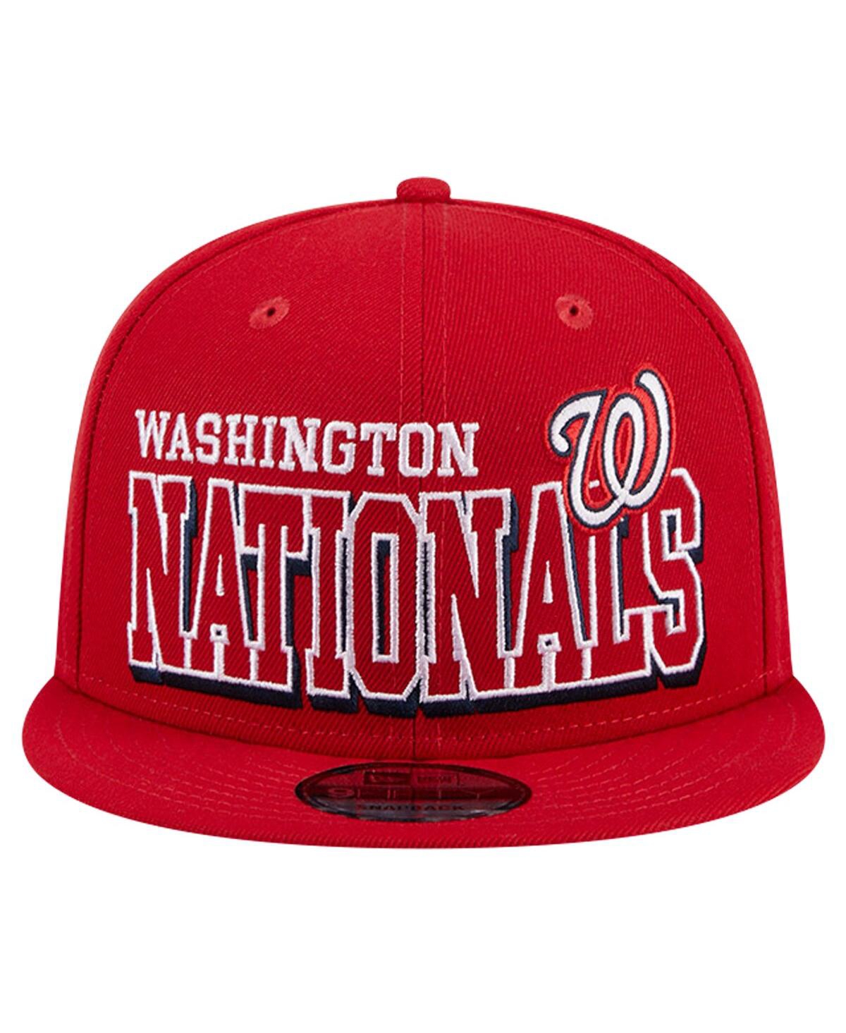 NEW ERA MEN'S RED WASHINGTON NATIONALS GAME DAY BOLD 9FIFTY SNAPBACK HAT 