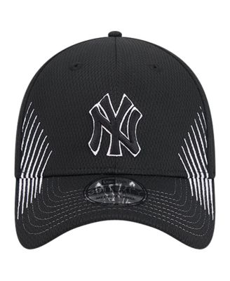 Men's Black New York Yankees Active Dash Mark 39THIRTY Flex Hat