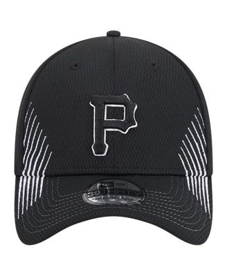 Men's Black Pittsburgh Pirates Active Dash Mark 39THIRTY Flex Hat