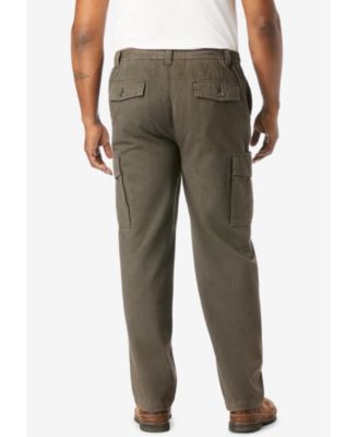 Big & Tall by KingSize Renegade Side-Elastic Waist Cargo Pants