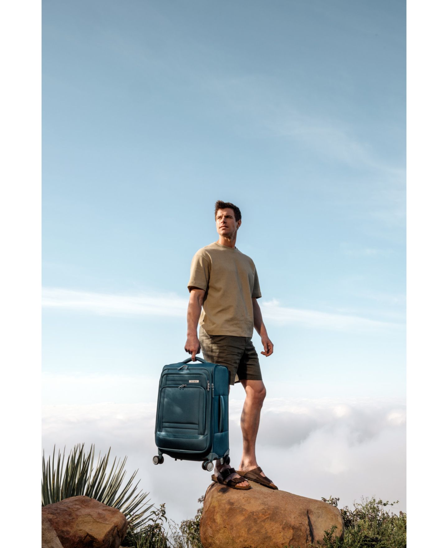 Чемодан Samsonite AirLIFT Carry-on Spinner, цвет: Лазурный — фото 12