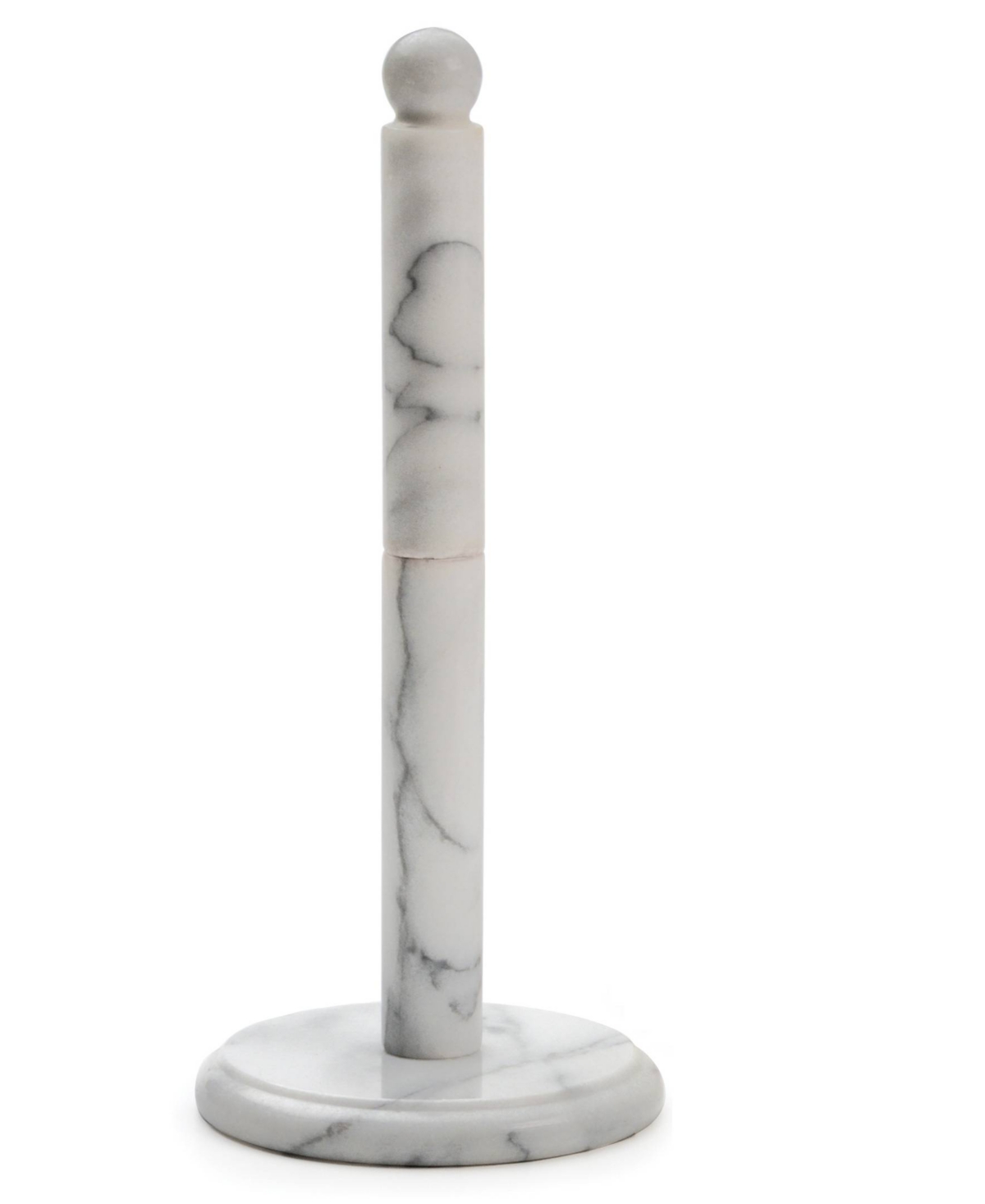 Rsvp International Marble 5.5" D X 12.75" H Paper Towel Holder In Gray