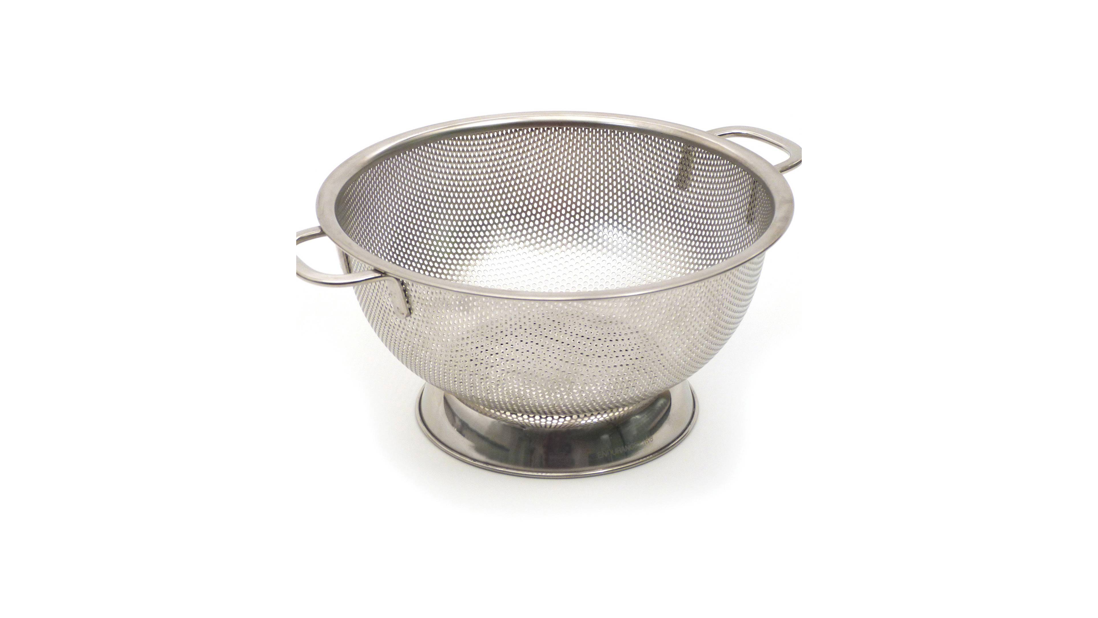 Rsvp International Endurance Precision Pierced Stainless Steel 3 Quart Colander