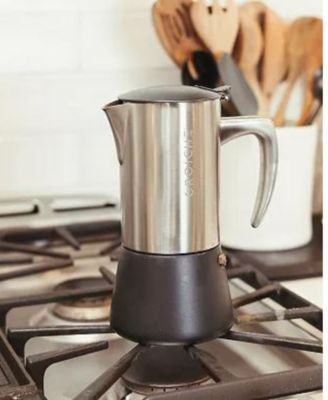 Milano Steel Cafe Bliss: Moka Pot Frother Duo