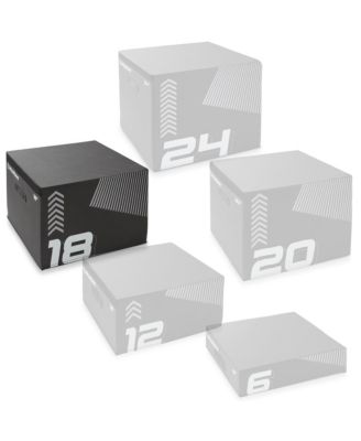 18" Soft Foam Plyometric Box - Jumping Plyo Box for Training and Conditioning