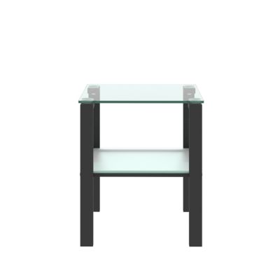 Small Round Glass Tea Table & Bedroom Corner Side Table