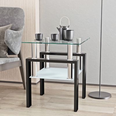 Modern Glass Coffee Table for Living Room