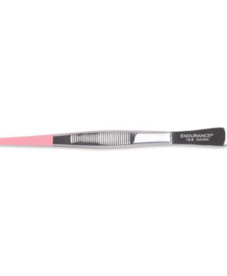 Endurance Stainless Steel 6" Pink Mini Decorating Tweezer - Pink