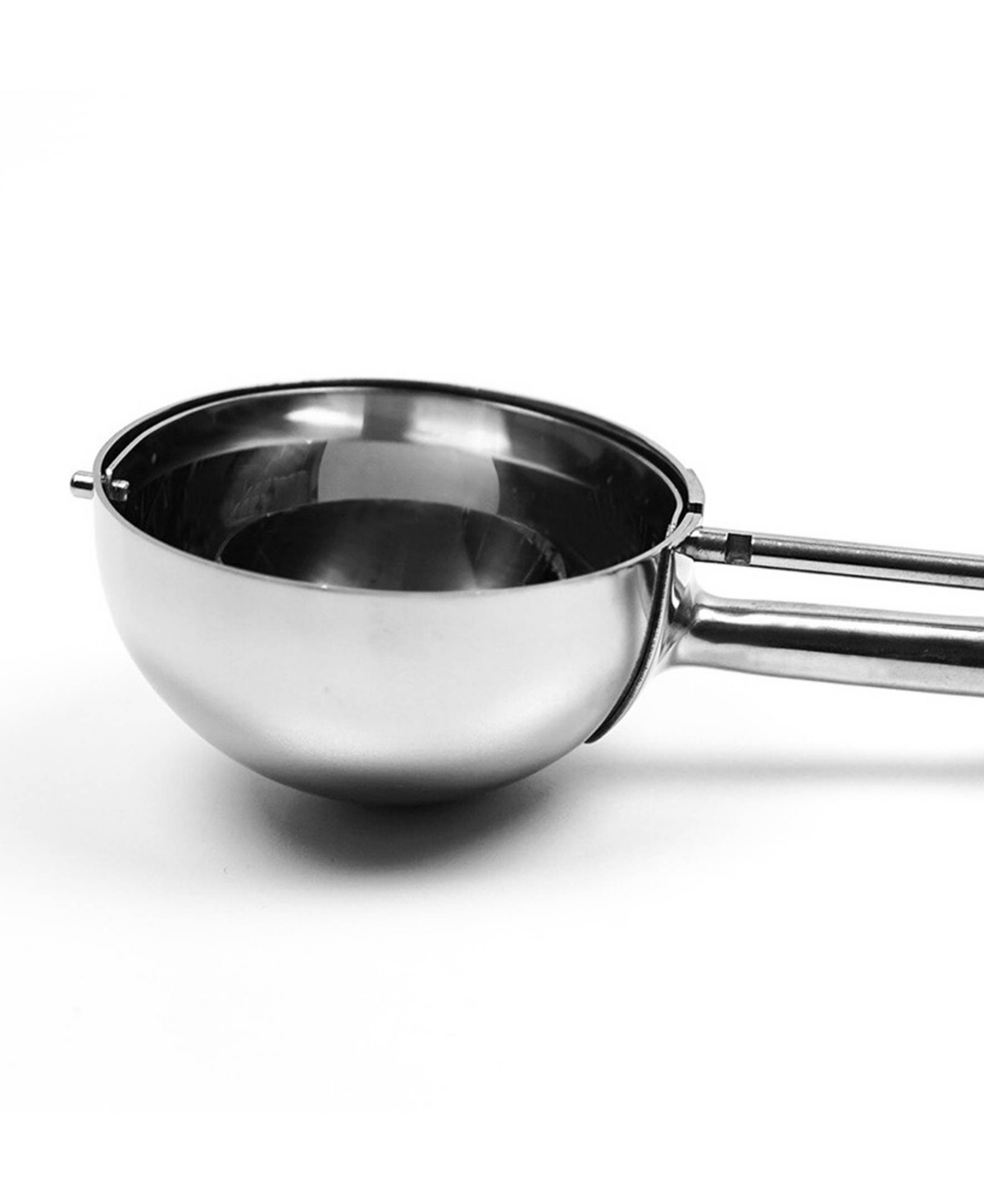 Shop Rsvp International Endurance Stainless Steel 6.5-tbsp 12 Spring Scoop In Gray