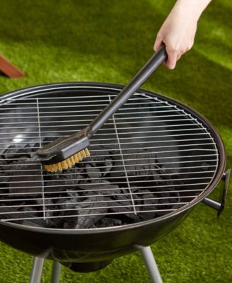 BBQ Stainless Steel Rosewood 19.5" Grill Brush