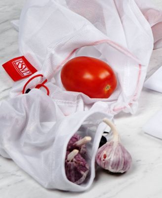 Polyester 3 Piece 12" x 16.25" Mesh Produce Bags Set