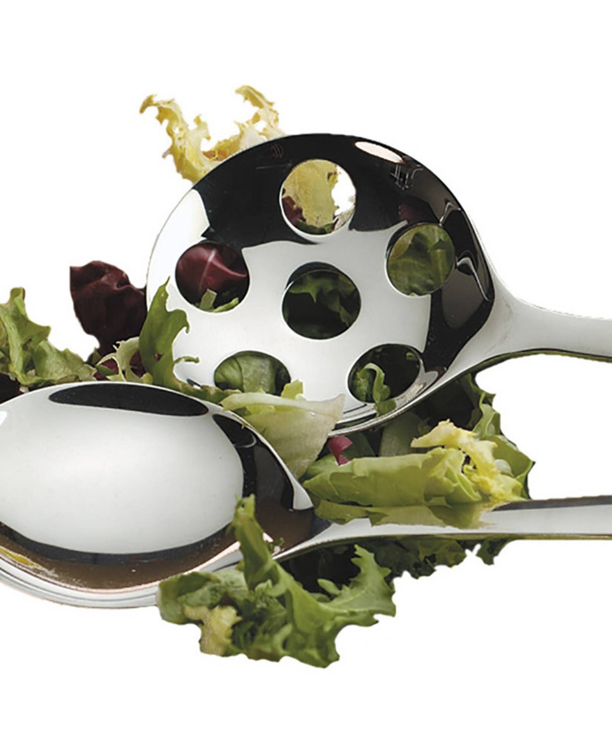 Rsvp International Endurance Stainless Steel 2 Piece 11" Salad Spoons Set In Silver