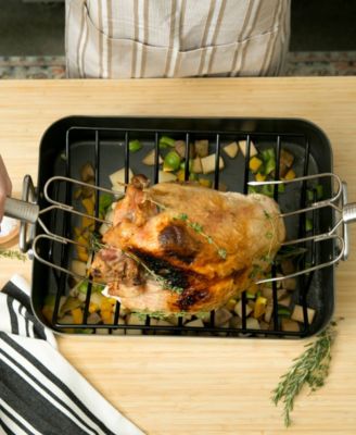 Endurance Stainless Steel 2 Piece 12x5x1" Turkey Lifters -