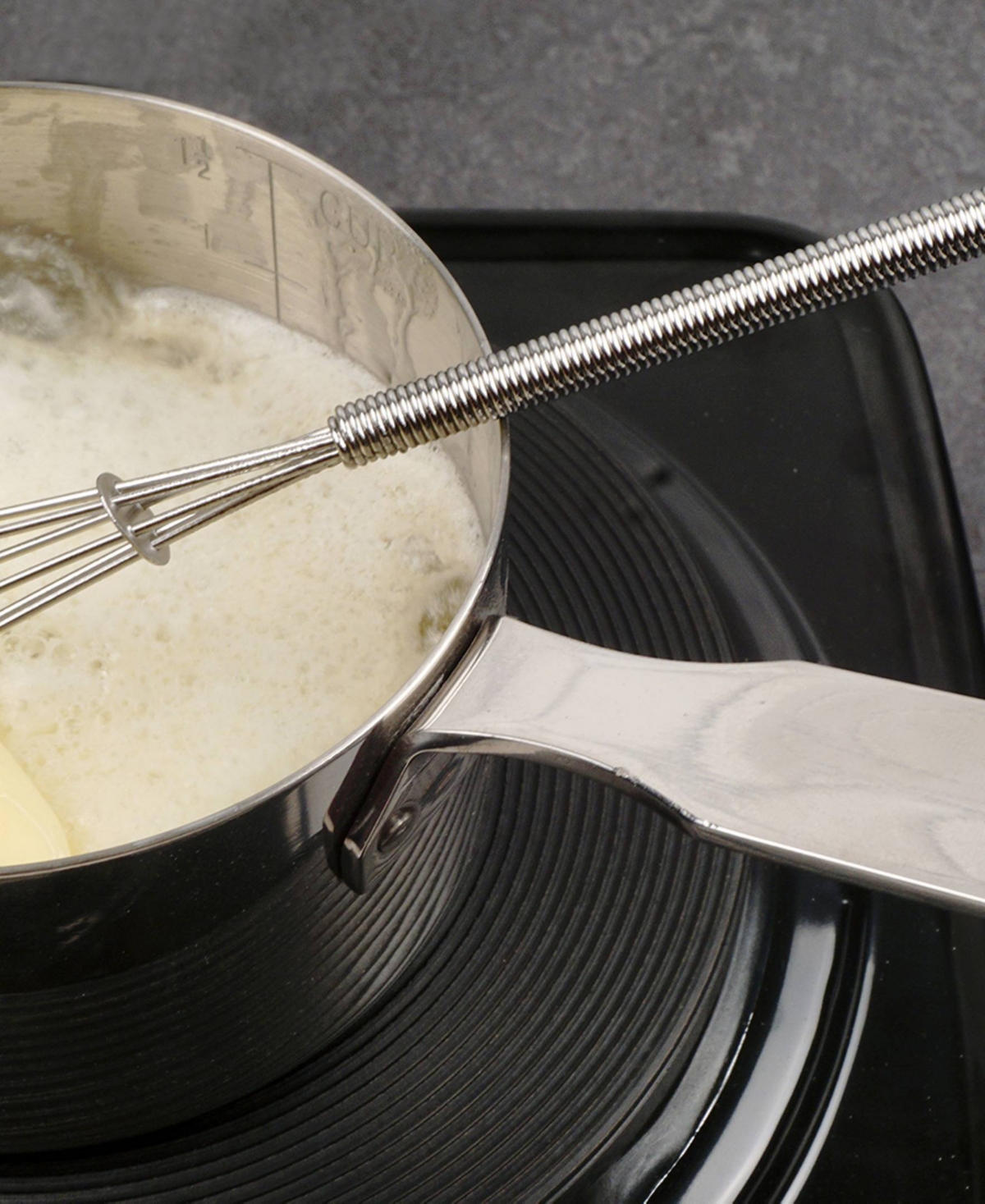 Rsvp International Endurance Stainless Steel 1.5 Cup Measuring Pan In Gray