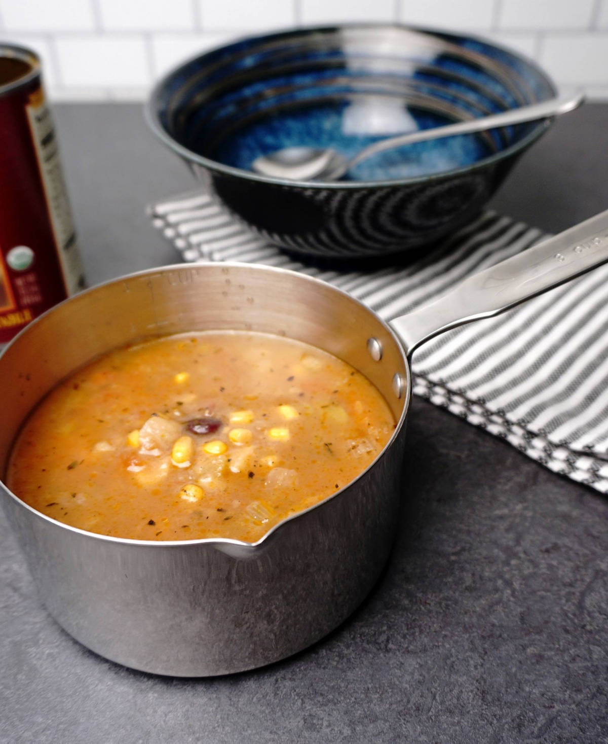 Shop Rsvp International Endurance Stainless Steel 3 Cup Measuring Pan In Gray