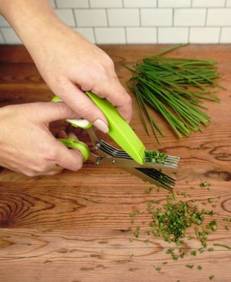 Stainless Steel Plastic 8x3" Kitchen Helpers Herb Scissors