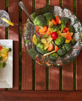 Endurance Stainless Steel Silicone 12" Umbrella Steam Basket