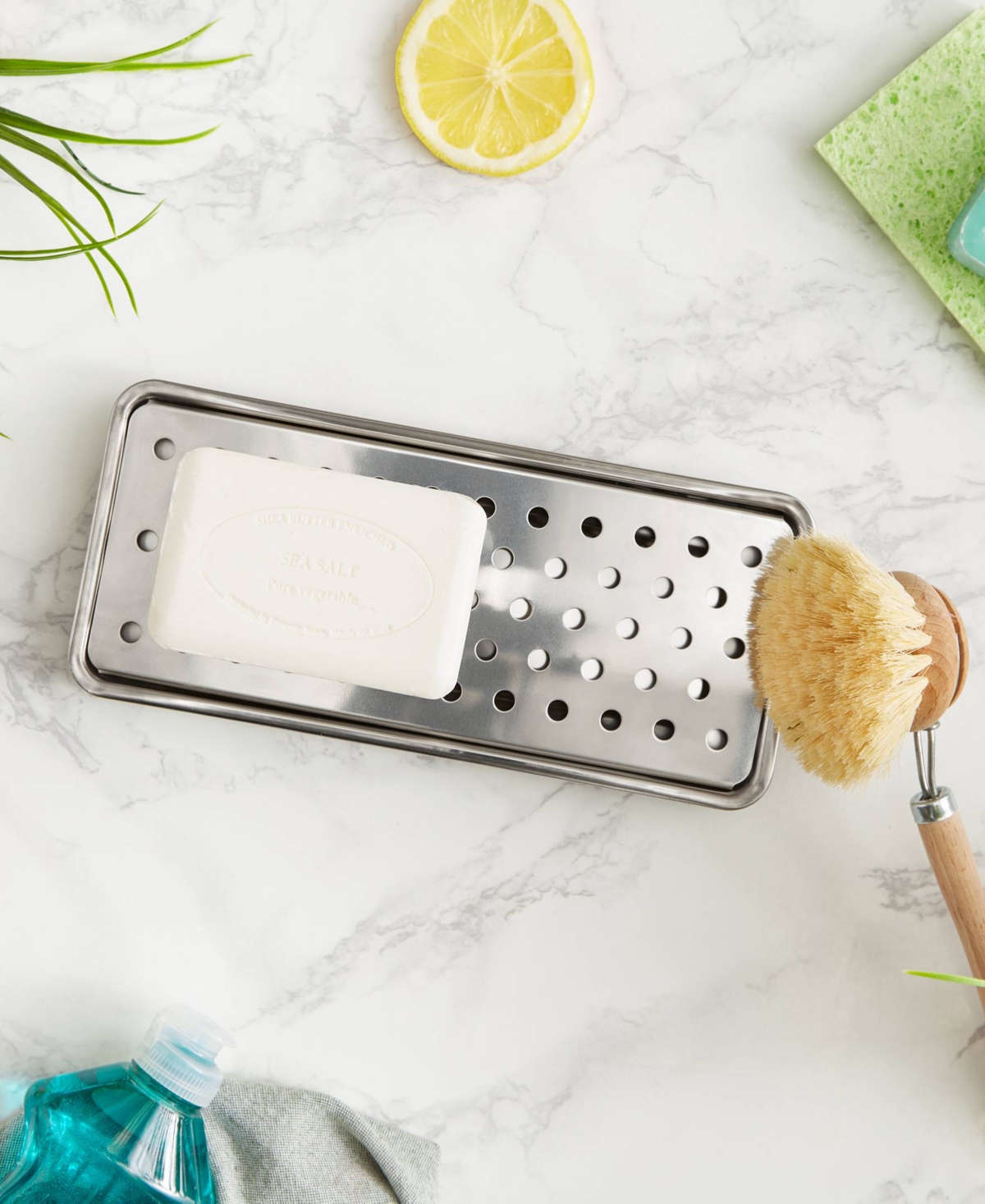 Shop Rsvp International Endurance Stainless Steel 9.75x4.75" Endurance Sink Tray In Silver