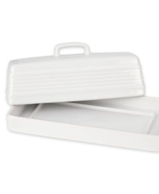 Ceramic Stoneware 8" x 4" x 3" Butter Dish