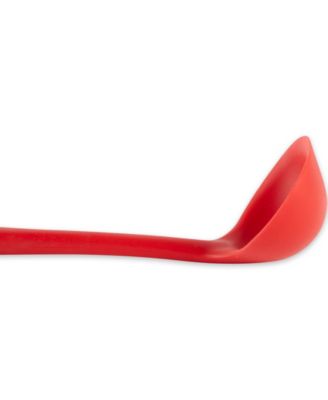 Silicone Coated Steel 11x3.5" Ela Series Red Ladle