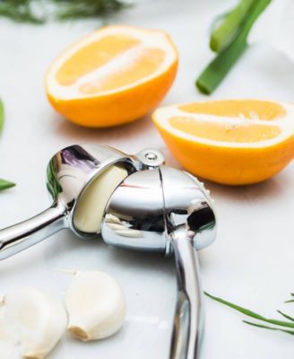 Chrome 6.25x2.25" Garlic Press