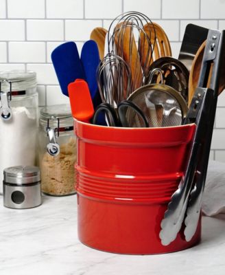 8" D x 7" H Red Oversized Tool Crock
