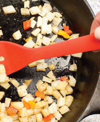 Silicone Coated Steel 11" x 2.25" Ela Series Red Fork